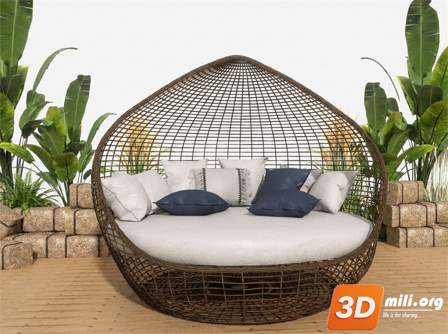 Outdoor Sofa Skp Files